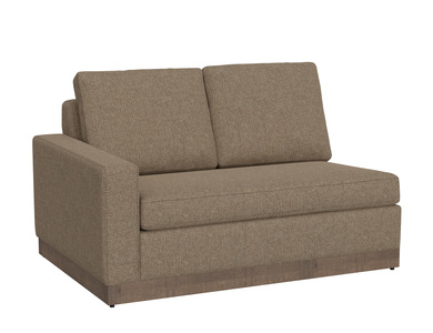 IUP722-LOV-LF-152 Wooden Frame & Base, Sectional Left-Arm Loveseat "Georgia"