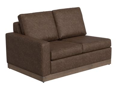 IUP722-LOV-LF-212 Wooden Frame & Base, Sectional Left-Arm Loveseat "Georgia"