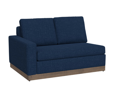 IUP722-LOV-LF-221 Wooden Frame & Base, Sectional Left-Arm Loveseat "Georgia"