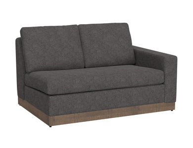 IUP722-LOV-RT-121 Wooden Frame & Base, Sectional Right-Arm Loveseat "Georgia"
