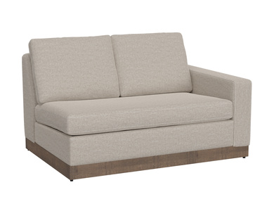 IUP722-LOV-RT-161 Wooden Frame & Base, Sectional Right-Arm Loveseat "Georgia"