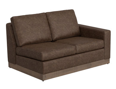 IUP722-LOV-RT-212 Wooden Frame & Base, Sectional Right-Arm Loveseat "Georgia"