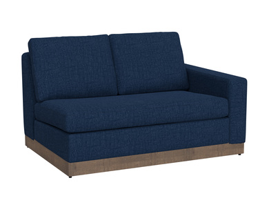 IUP722-LOV-RT-221 Wooden Frame & Base, Sectional Right-Arm Loveseat "Georgia"