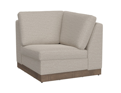 IUP722-WDG-SQ-161 Wooden Frame & Base, Corner Square Wedge "Georgia"