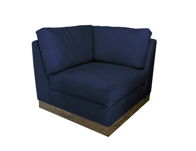 IUP722-WDG-SQ-221 Wooden Frame & Base, Corner Square Wedge "Georgia"