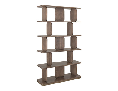 IFD6621BKS 5 Shelves, Bookcase "Mezquite"