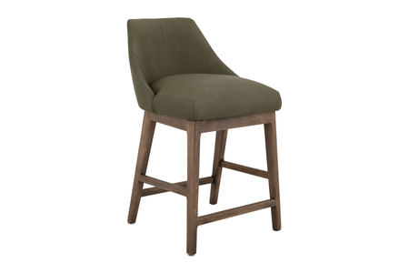 IUP662-BST24-232 Wooden Frame and Upholstered Seat, Barstool 24" "Mezquite"