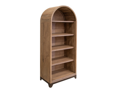 IFD8681BKS 5 Shelves Bookcase "Natural Parota"