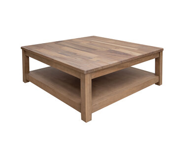 IFD8681CKTSQ Square Cocktail Table "Natural Parota"