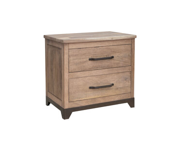 IFD8681NTS 2 Drawer Nightstand "Natural Parota"