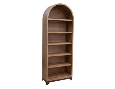IFD8682BKS 6 Shelves Bookcase "Natural Parota"