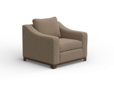 IUP868-ACH-152 Wooden Frame & Base, Armchair "Natural Parota"
