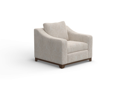 IUP868-ACH-210 Wooden Frame & Base, Armchair "Natural Parota"