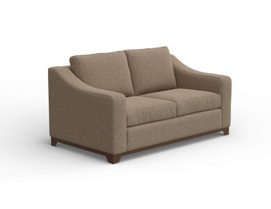IUP868-LOV-152 Wooden Frame & Base, Loveseat "Natural Parota"