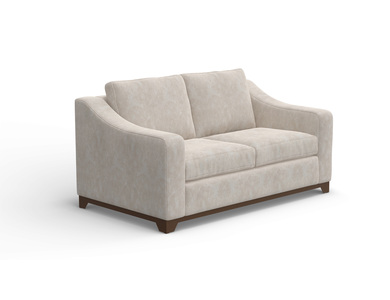 IUP868-LOV-210 Wooden Frame & Base, Loveseat "Natural Parota"