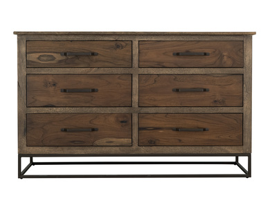 IFD1171DSR 6 Drawer, Dresser "Natural Teca"