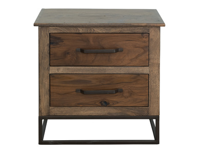 IFD1171NTS 2 Drawer, Nightstand "Natural Teca"