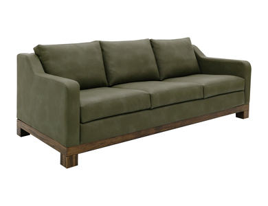 IUP117-SOF-232 Wooden Frame & Base, Sofa "Natural Teca"