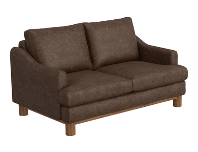 IUP738-LOV-212 Wooden Frame & Base, Loveseat "Olimpia"