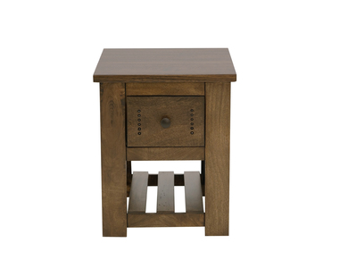 IFD8961CST 1 Drawer, 1 Shelf, Chairside Table "Parota III"
