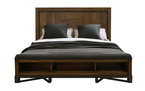 Bed - King Size "Walnut"