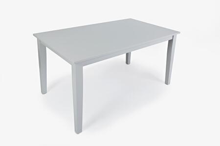5pc 252-60 Simplicity Rect. Dining Table W/(4) X Back Chairs