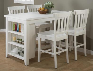 5pc 647-60 Madaket Counter Table W/(4) Slatback Stools