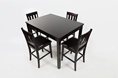 923 Dark Rustic Prairie 5 Pack - Table W/(4) Stools