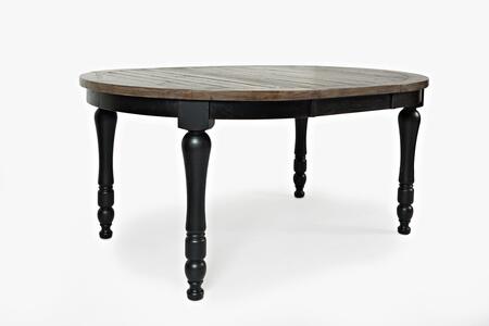 7pc 1702-66 Madison County Round To Oval Table W/(6) Chairs