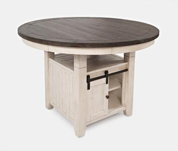 5pc 1706-54 Madison County Round Dining Table W/(4) Stools