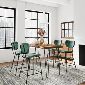 5pc 1781-52 Nature's Edge Counter Table W/(4) Hairpin Stools