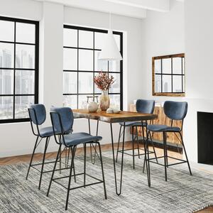 5pc 1781-52 Owen Slate Nature's Edge Counter Table W/(4) Slate Stools