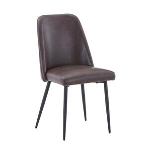 2271-MADDOXCHDBN Maddox Uph Chair - Dk Brown