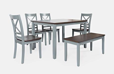 6pc 1815 Asbury Park 4 Pack W/(2) Additional Chairs
