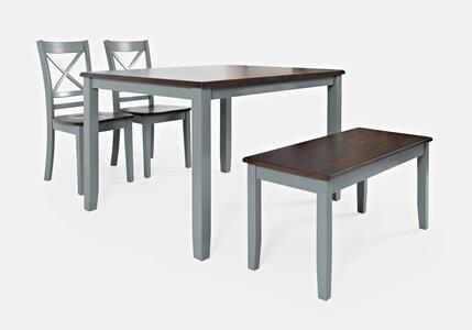 1815 Asbury Park 4 Pack - Table, (2) Chairs, Bench