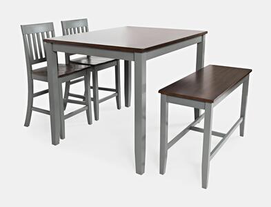 6pc 1836 Decatur Lane 4 Pack W/(2) Additional Stools