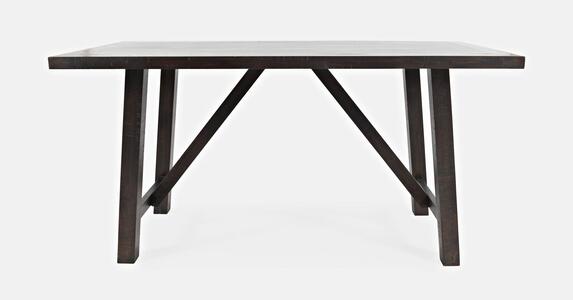 1839-72 American Rustics Counter Trestle Table - Fixed Table Top