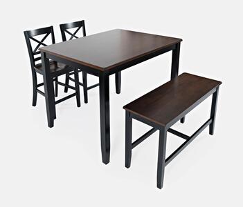 1846 Asbury Park Counter 4 Pack - Table, (2) Stools, Bench