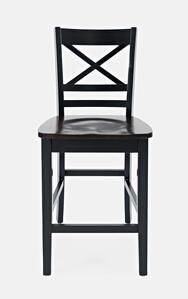 1846-BS395KD Asbury Park X Back Stool (2/Ctn)