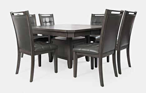 7pc 1872-54 Manchester High/Low Sq. Counter Table W/(6) Stools