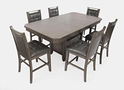 5pc 1872-78 Manchester High/Low Rect. Counter Table W/(4) Stools