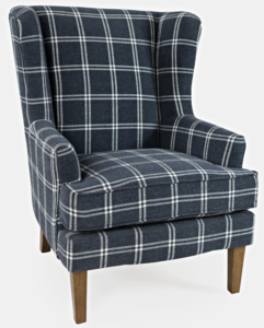 LACROIX-CH-NAVY Lacroix Accent Chair - Navy