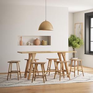 7pc 2321-79 w/ Backless Stools Sedona Counter Table W/(6) Backless Stools