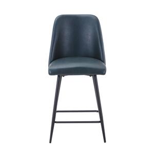 2271-MADDOXSTBLB Maddox Uph Stool - Blueberry (2/Ctn)