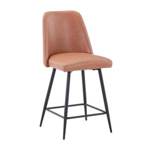 2271-MADDOXSTLBN Maddox Uph Stool - Lt Brown (2/Ctn)