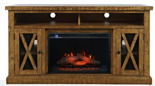 1800-FP6032 Telluride 60" Fireplace With Logset - Gold