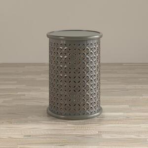 1730-17AG Decker Large Drum Table - Ant Grey