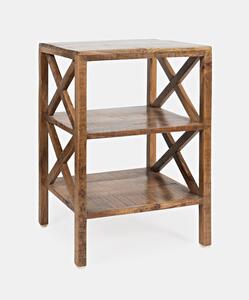 1730-35 Dylan X Side Accent Table - Amber