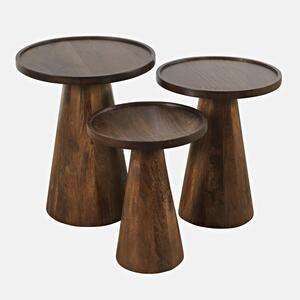2330-KNOXCHS Knox Nesting Tables - Set Of 3 - Chestnut