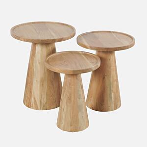 2330-KNOXNAT Knox Nesting Tables - Set Of 3 - Natural